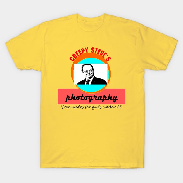 creepy Steve's photography T-Shirt by Tee_Graphica